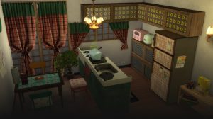 Sims 4: Ретро-кухня в азіатському стилі